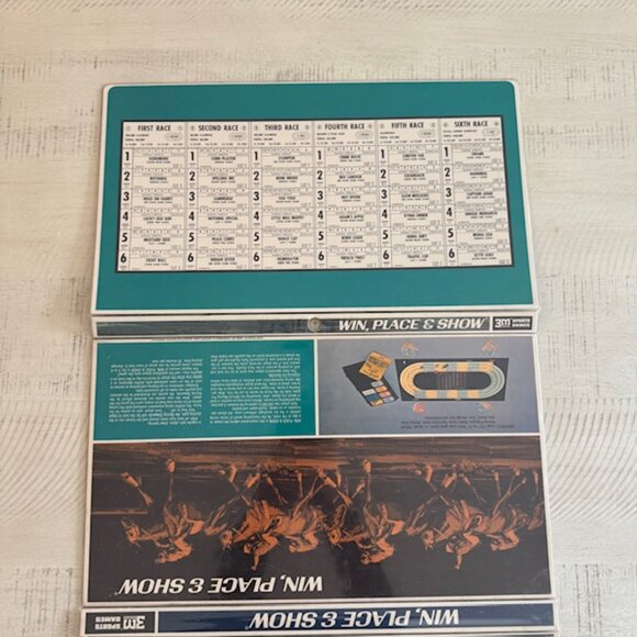 Rare, vintage 1966 Win, Place & Show A 3M Sports Game (Mint!) - Picture 7 of 15